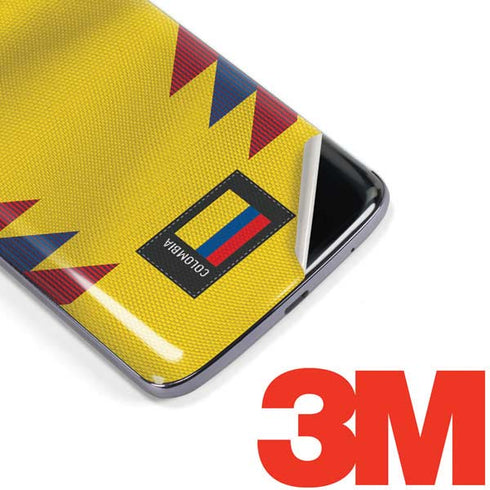 Colombia Soccer Flag Moto E5 Plus Skin